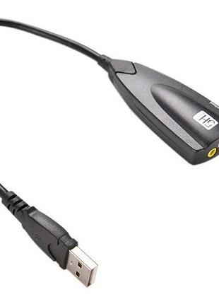 Універсальна usb звукова карта з проводом (sound card adapter)