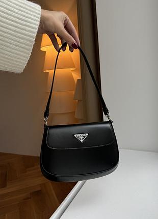 Сумка cleo lacquered leather mini bag black 3