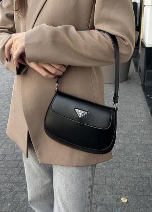 Сумка cleo lacquered leather mini bag black 4
