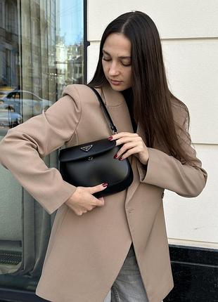 Сумка cleo lacquered leather mini bag black 6