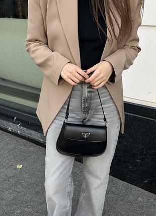 Сумка cleo lacquered leather mini bag black 5