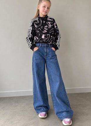Zara джинсы 11-12 лет джинсовые штаны