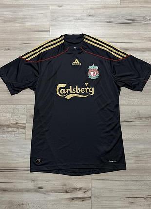 Футбольная футболка адидас леверпуль adidas адидас liverpool f.c. 2009-2010 away shirt, m, оригінал