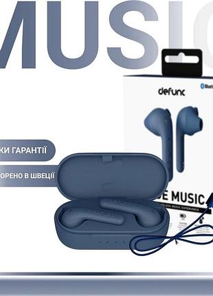 Навушники defunc true music enc blue