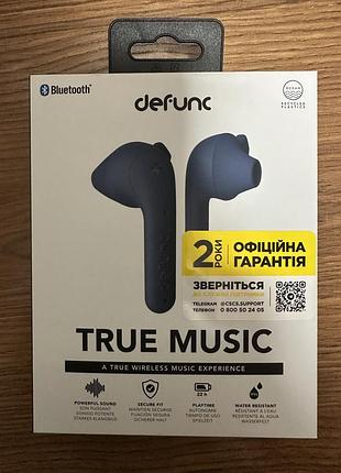 Навушники defunc true music enc blue 2