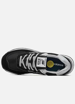 Кросівки new balance 574 'black white grey' 2