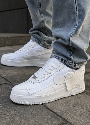 Кроссовки белые мужские nike air force 1 x a cold wall acw