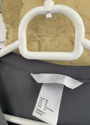 Графітова блуза h&m 5