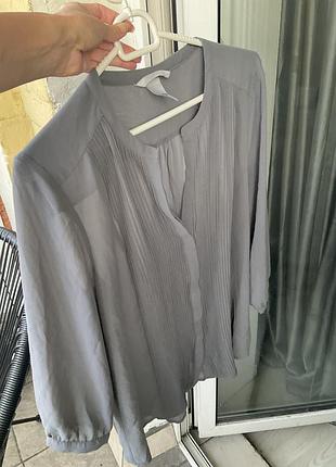 Графітова блуза h&m 6