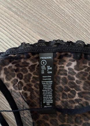 Деопардові трусики стринги  комплект primark 4