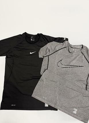 Компресійна футболка чоловіча спортивна nike pro dri-fit