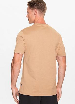 Новая премиальная бежевая футболка босс hugo boss organic cotton tee, xl, оригинал