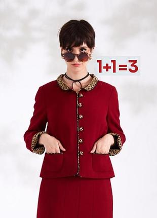 1+1=3 🎁шикарний піджак жакет 100% вовна від люксового бренду caroline charles