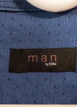 Чоловіча сорочка темно синя man by tchibo 7