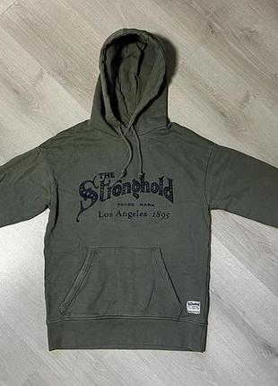 Худі the stronghold розмір xs / кофта кольору хакі з капюшоном