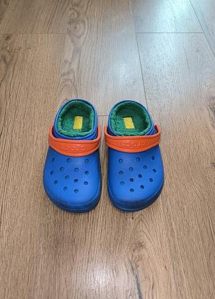 Crocs утеплені сині 2