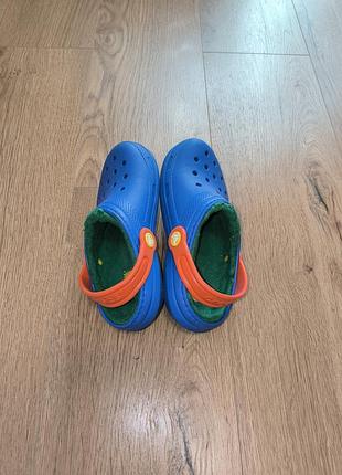 Crocs утеплені сині 4