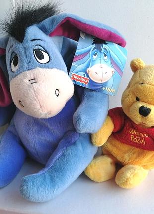 Вінні-пух winnie the pooh віслючок м'яка іграшка вінні disney fisher-price іа дісней