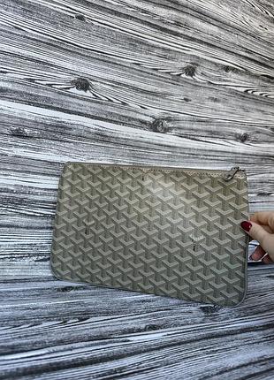 Брендовий номерний клатч/сумка goyard