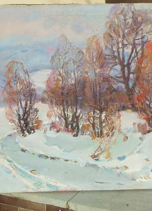 Зас. худ.укр.в. бурч роз. 75 х 65 см. п.о. 1980 роки ужгород. школа бокшая .