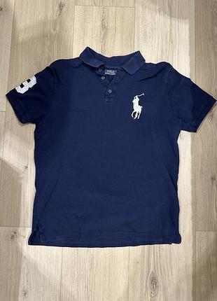 Чоловіче поло polo ralph lauren, синє