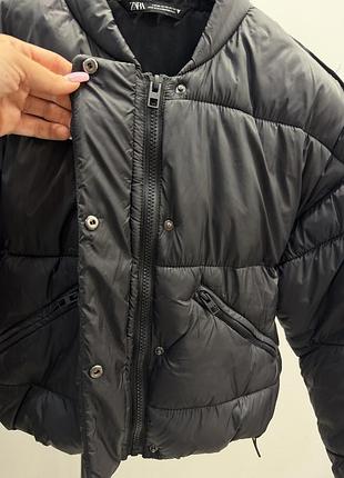 Укорочена куртка zara xs 7