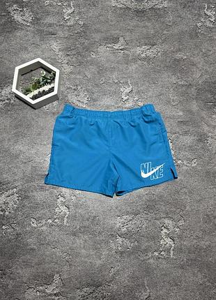 Шорти nike чоловічі спортивні літні оригінал найк блакитні легкі для плавання