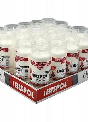 Парафінова наповнювач до свічок bispol 14,5 см реальний час горіння 72 години