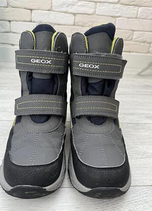 Черевики для хлопчиків geox сірі 36 розмір
