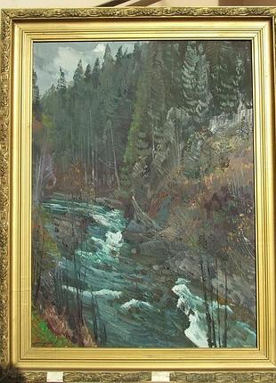 Нар.худ.укр. і. шутєв роз. 85 х 65 см. к.о. 1980 рр.ужгород. закарпатська школа ерделі та бокшая
