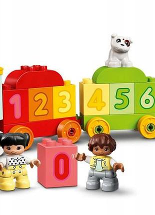 Lego 10954 duplo поїзд з цифрами вивчення чисел цифри від 1 року
