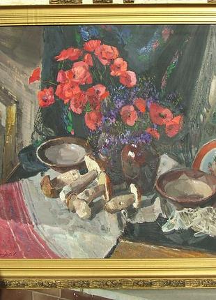 Нар.худ.укр. і. шутєв роз. 80 х 75 см. к.о. 1980 рр.ужгород. закарпатська школа ерделі та бокшая