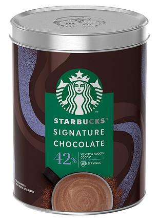 Набір з 2 шт. starbucks молочний шоколад для пиття 42% какао банка 330 г