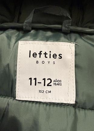 Теплая детская куртка lefties lightweight hooded puffer jacket 5