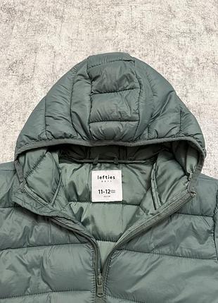 Теплая детская куртка lefties lightweight hooded puffer jacket 7