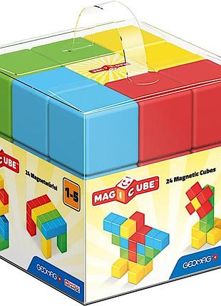 Geomag 148 magicube free building full color – 24 магніти для конструювання навчальні іграшки