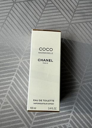 Chanel coco mademoiselle eau de toilette 100 мл — нова, оригінал