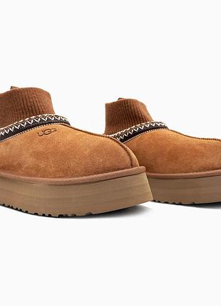 Ugg tasman platform sock chestnut 38 2