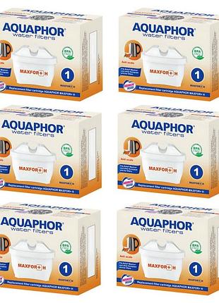 Набір з 2 штук фільтр aquaphor maxfor+ h для жорсткої води для фільтруючого глечика 6 шт.