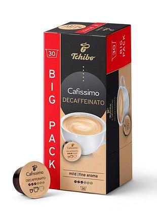 Набір з 2 упак. капсули tchibo cafissimo caffe decaffeinato 30 штук