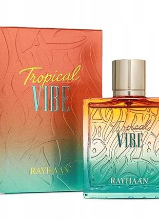 Парфумована вода rayhaan tropical vibe 100ml унісекс арабські парфуми