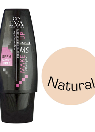 Крем тональный eva cosmetics max satin natural натуральный 40 мл.