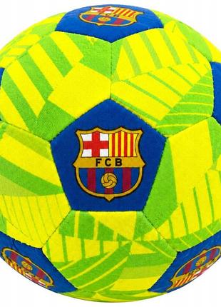 М'яч футбольний fc barcelona розмір 5 м'який для дітей