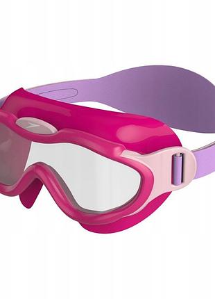 Окуляри для плавання speedo sea squad mask junior електрик рожевий/міамі ліловий/чорний