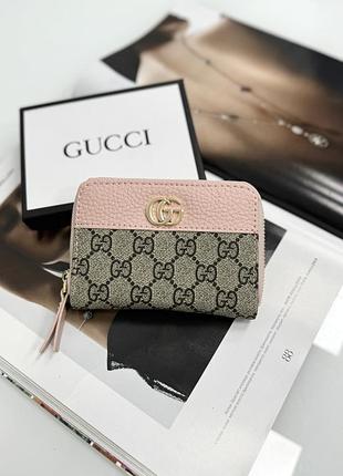 Кошелек gucci мини lux розовый