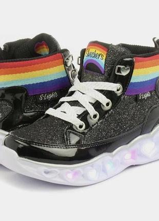 Демі черевики на дівчинку *skechers heart lights*