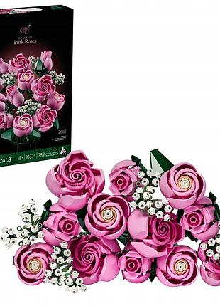 Lego botanicals 10374 квітковий букет з рожевих троянд