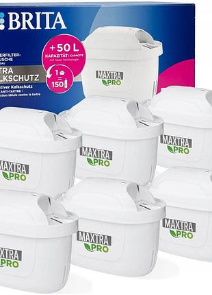 6x вкладиш фільтр для води brita maxtra pro для твердої води 150л оригінал