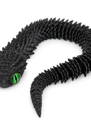 Дитяча іграшка-антистрес змія sn1-4, 3d-друк, 30 см