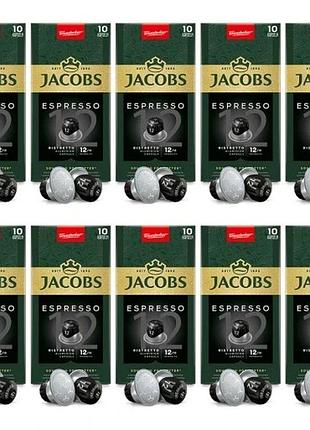 Капсули jacobs для nespresso(r)* еспрессо 12 100 кави 90+10 кави